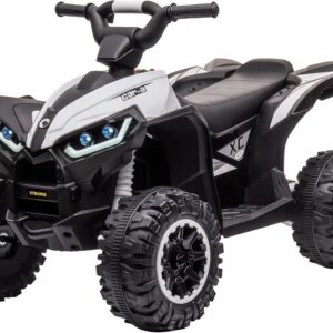 Quad eléctrico infantil 12V para niños +3 años (blanco)