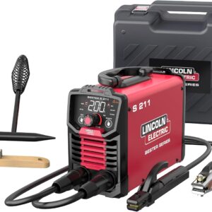 Soldadora inverter MMA Lincoln Bester S 211 con maletín