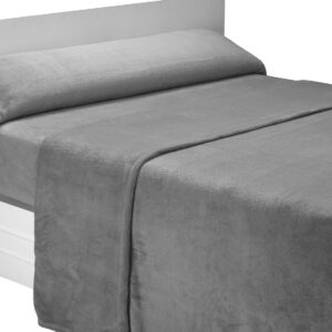 SABANALIA - Sábanas Coralina 135 Invierno | 3 Piezas | Gris