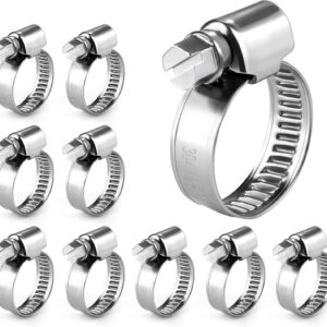 Abrazaderas metálicas Arvoni 10 uds. 12-22 mm