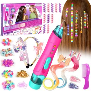 Regalo niña 5-10 años: Set accesorios pelo con trenzador y unicornios
