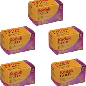 KODAK Kodacolor Gold 200 - 5 rollos 35mm 200 ISO