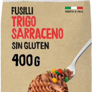 Fusilli de trigo sarraceno bio sin gluten - Ecocesta 400 g