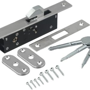 Cerradura antirrobo para puerta corredera con llaves cruzadas HY-302B