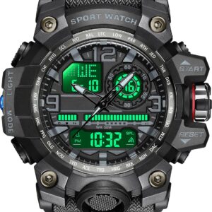 Reloj deportivo digital militar 50M resistente al agua
