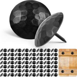 120 clavos decorativos de hierro negro 1" para madera y muebles