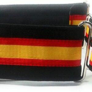Collar Martingale con Bandera Española, Terciopelo 5 cm (L)