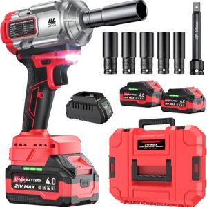XIAZIR Llave de impacto 1200 N·m 21V con maletín