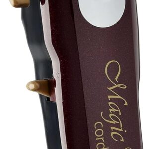 Wahl Magic Clip Cordless - Cortapelos difuminado sin cable, rojo