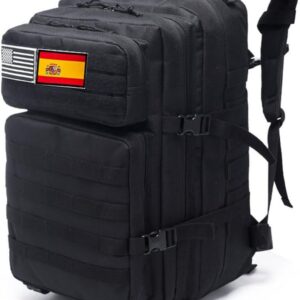 Mochila Táctica smallrun 45L, Militar, Impermeable y Plegable