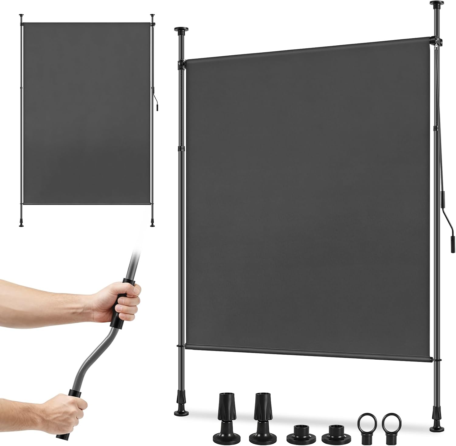 Toldo vertical Victoam 120x310 cm sin taladrar