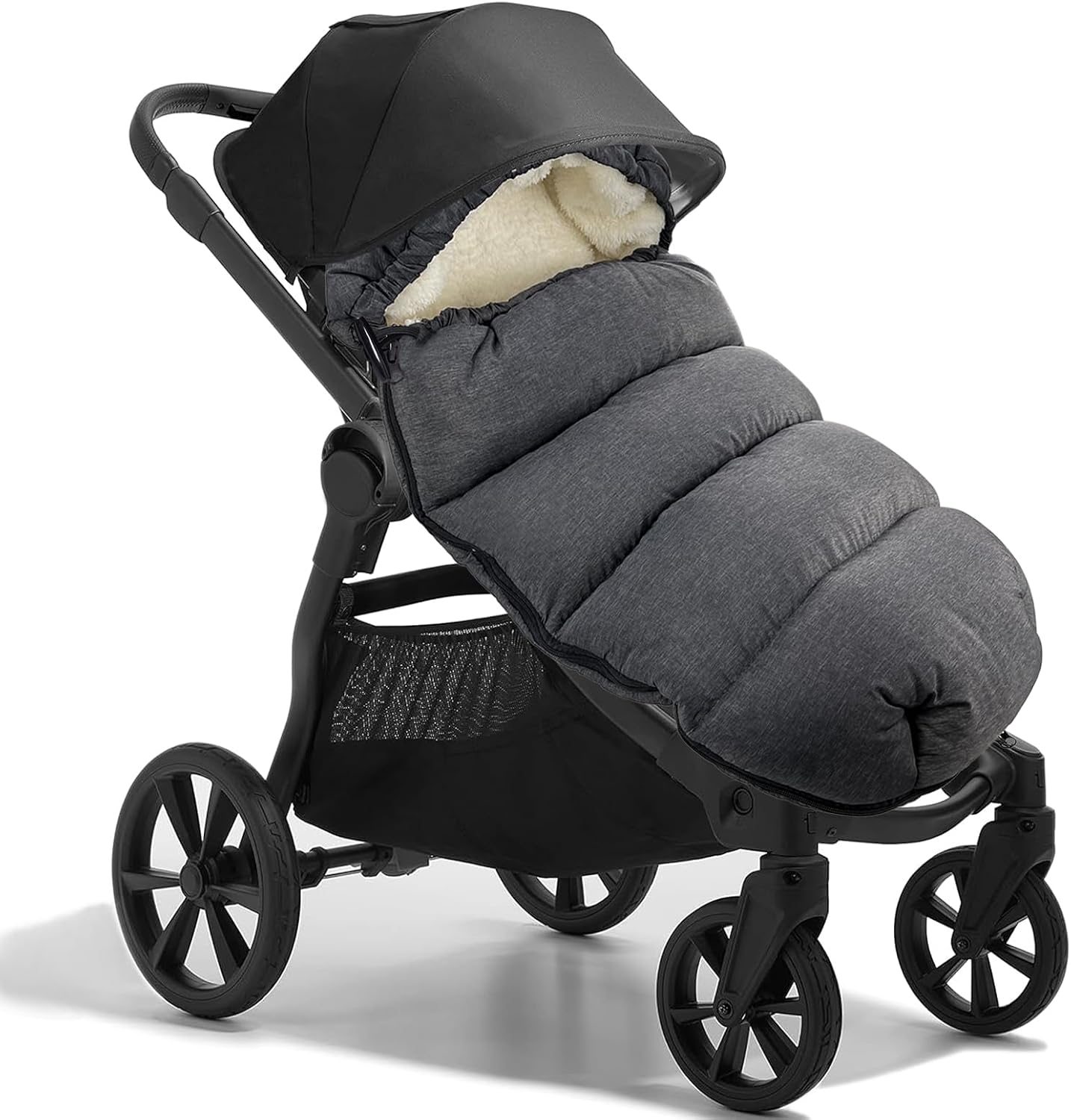 Saco abrigo universal para cochecito invierno con forro polar