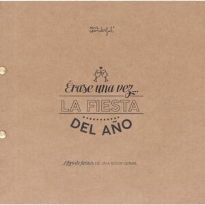 Libro de firmas Iconic para bodas Mr. Wonderful