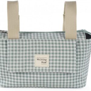 Walking Mum I Love Vichy Bolso Organ. Verde 31x17x12 cm