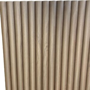 Masquepack – Set 2 Paneles Acústicos Madera Flexible Nogal/Fieltro Negro