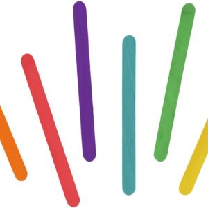Palos de polo madera INNSPIRO 150u x6 colores | Manualidades DIY