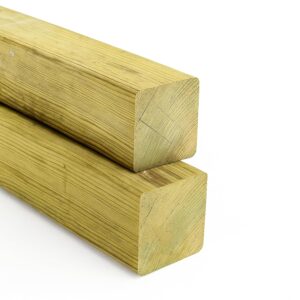 Postes de madera pino 90x90 mm, 120 cm - Gartenwelt Riegelsberger