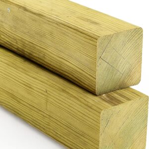 Vigas de pino impregnado Gartenwelt Riegelsberger 90x90 mm, 120 cm