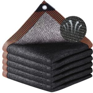 Malla sombra HDPE 95% UV, toldo exterior resistente viento