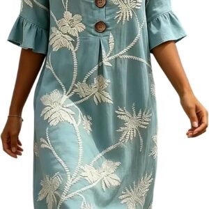 Vestido verano mujer elegante fiesta cóctel talla grande