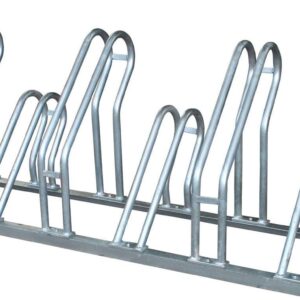ADO Aparcabicicletas para 6 bicis, acero galvanizado