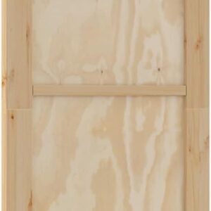 Puerta interior natural vidaXL 73,5x211 cm pino rústico