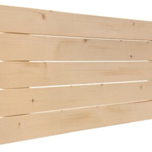 Cabecero de madera natural pino estilo palet - DHOME