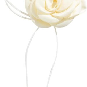 Collar Choker Flor Rosa Retro para Boda y Fiesta
