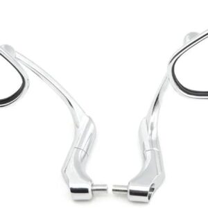 Espejo lateral ovalado cromado para Aprilia Mondial HPS 125/300