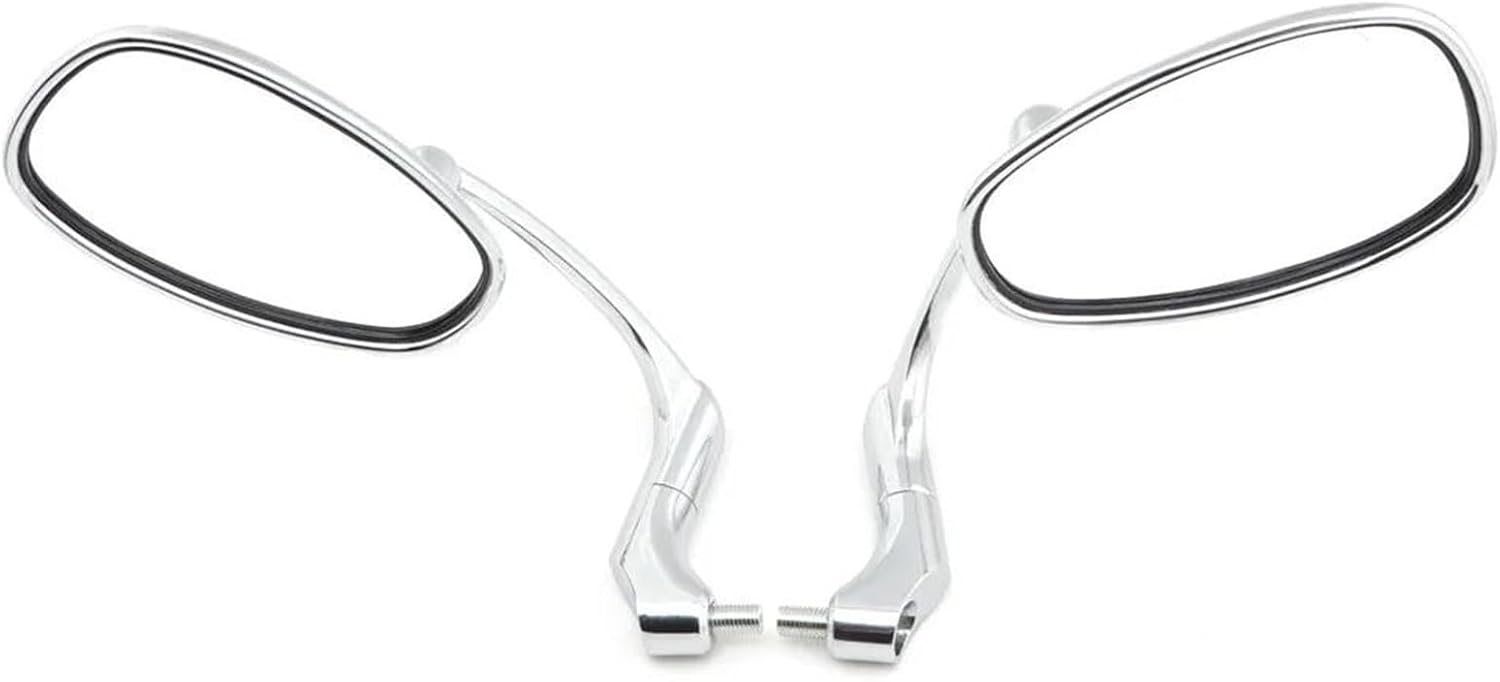 Espejo lateral ovalado cromado para Aprilia Mondial HPS 125/300