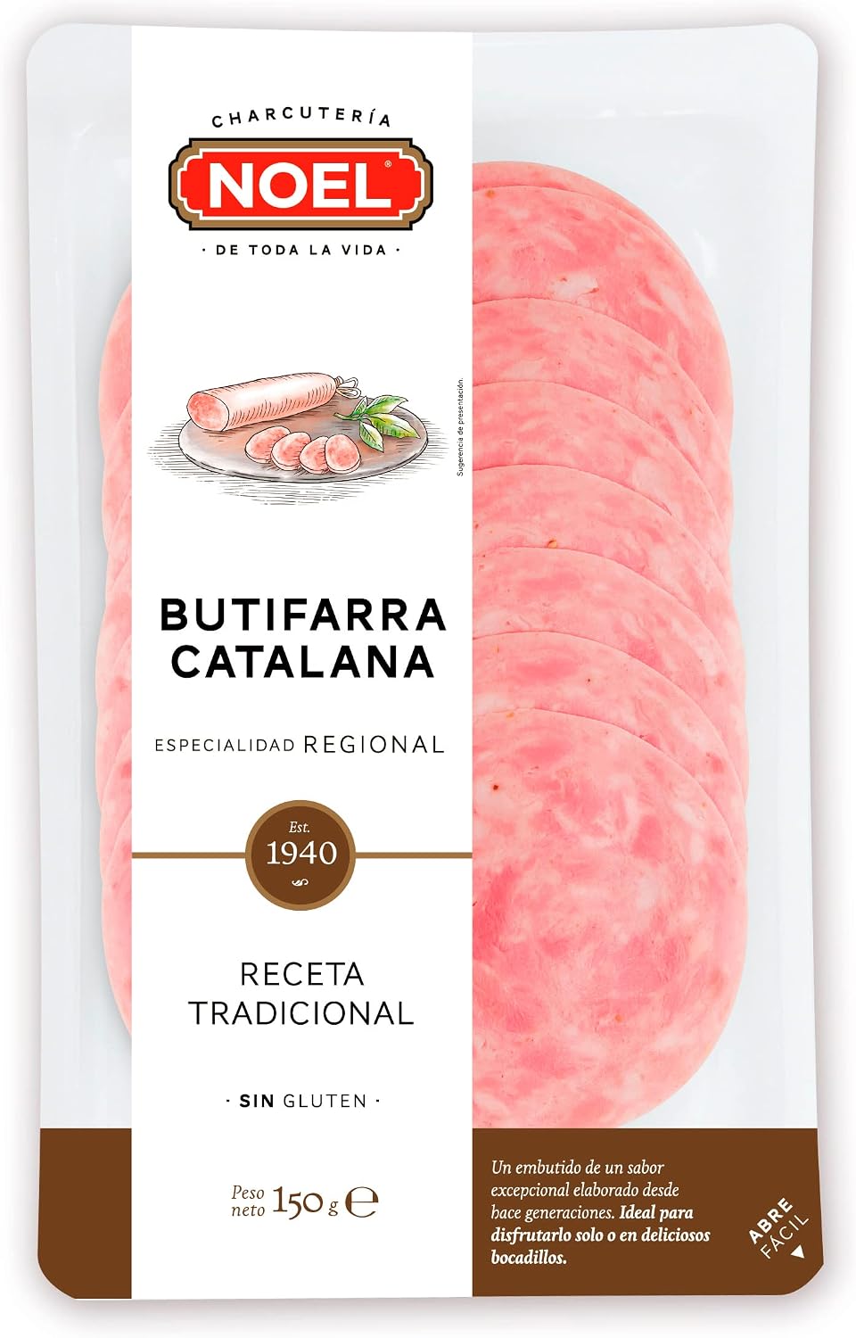 Noel Butifarra Catalana en Lonchas 150 g