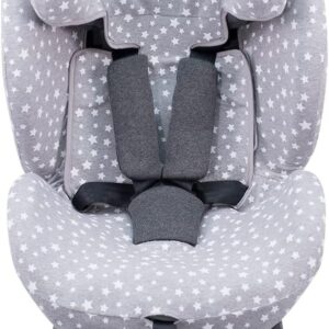 Funda algodón JYOKO Kids para silla Be Cool Jupiter Blanco Estrellas