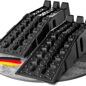 WERKTHOR Rampas Drive-on para Coches [2 uds.] - Carga hasta 5t