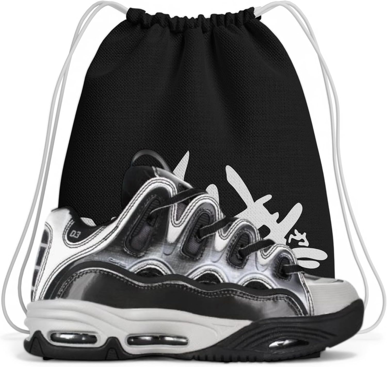 Zapatillas Osiris D3 2001 Silver/Black Holo – The Blueskin