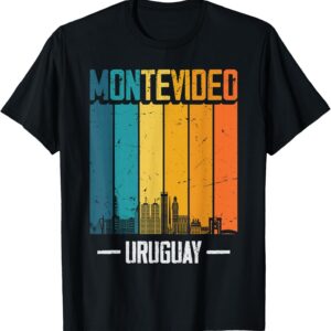 Camiseta Vintage Montevideo Atardecer - Recuerdos Uruguay