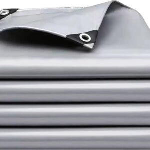 Lona impermeable con ojales plata 2x3m, 160 g/m²