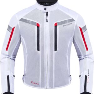 Chaqueta moto verano hombre con protecciones Zyxformis