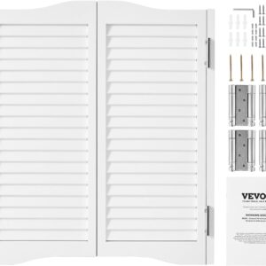 Puerta batiente VEVOR 90x90 cm madera pino blanco