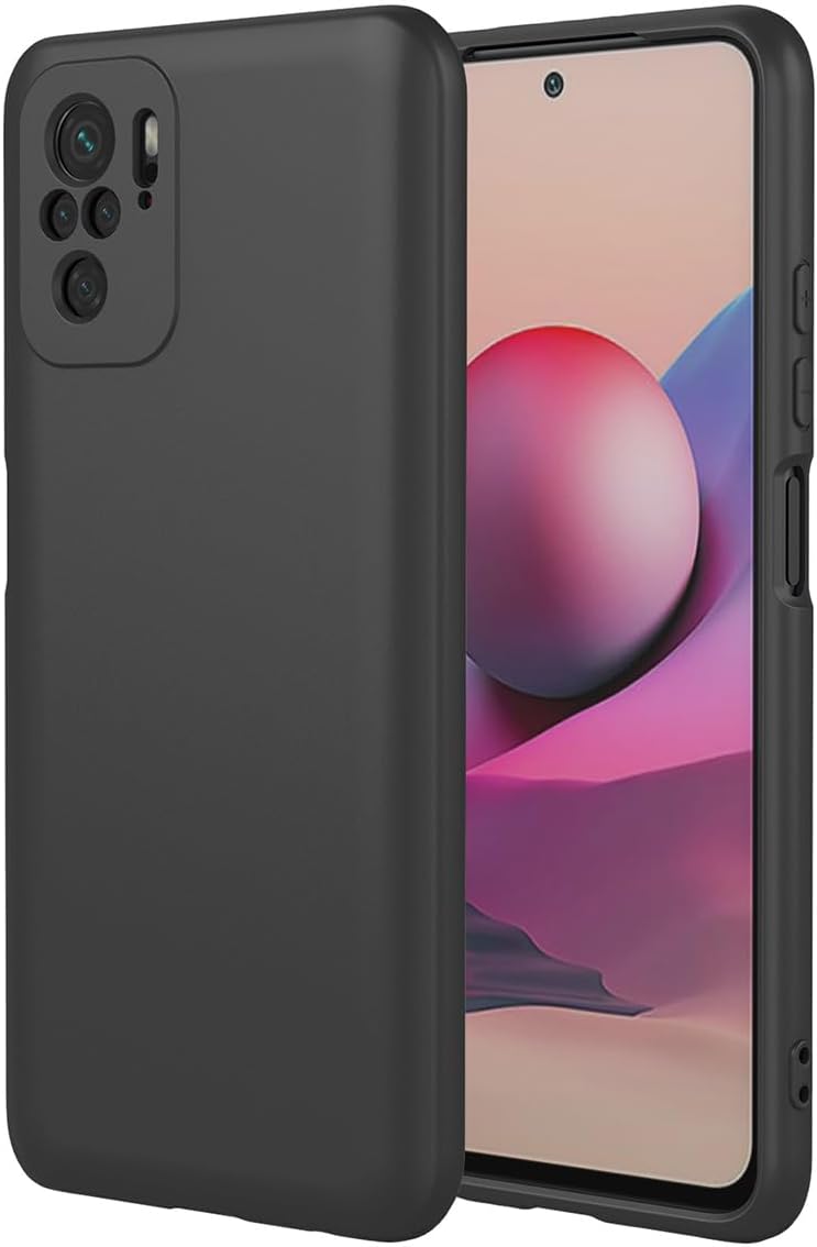 UPLAI Funda Xiaomi Redmi Note 10/10S/Poco M5s Negro