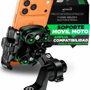 Soporte móvil antivibración aluminio CNC 360°