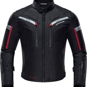 Chaqueta impermeable para moto con protección Zyxformis