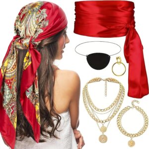 Kit Pirata 6 Accesorios Adultos Qaestuan