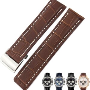 Correas de piel italiana para Breitling 22/24 mm NAVITIMER