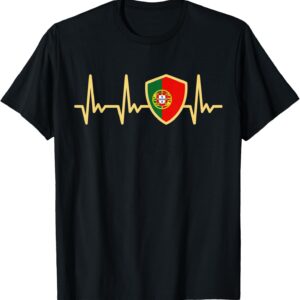 Camiseta Orgullo Portugués con Diseño de Corazón
