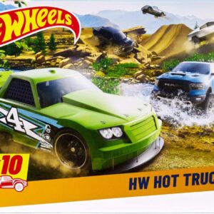 Pack 10 Camionetas Hot Wheels Surtidas +3 años