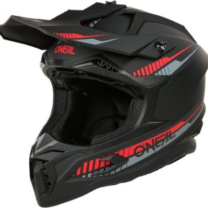 O'NEAL C-SRS Casco Motocross Negro/Rojo Talla M - ECE 22.06