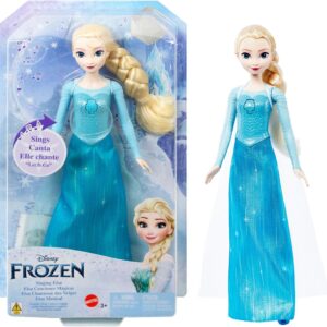Muñeca Elsa Cantarina de Frozen - 4 idiomas - Mattel