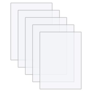5 Planchas Acrílicas Transparentes 15x10 cm 1.7 mm DARENYI
