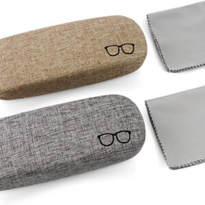 Funda rígida para gafas + gamuzas limpieza UB ULABLO (2 uds.)
