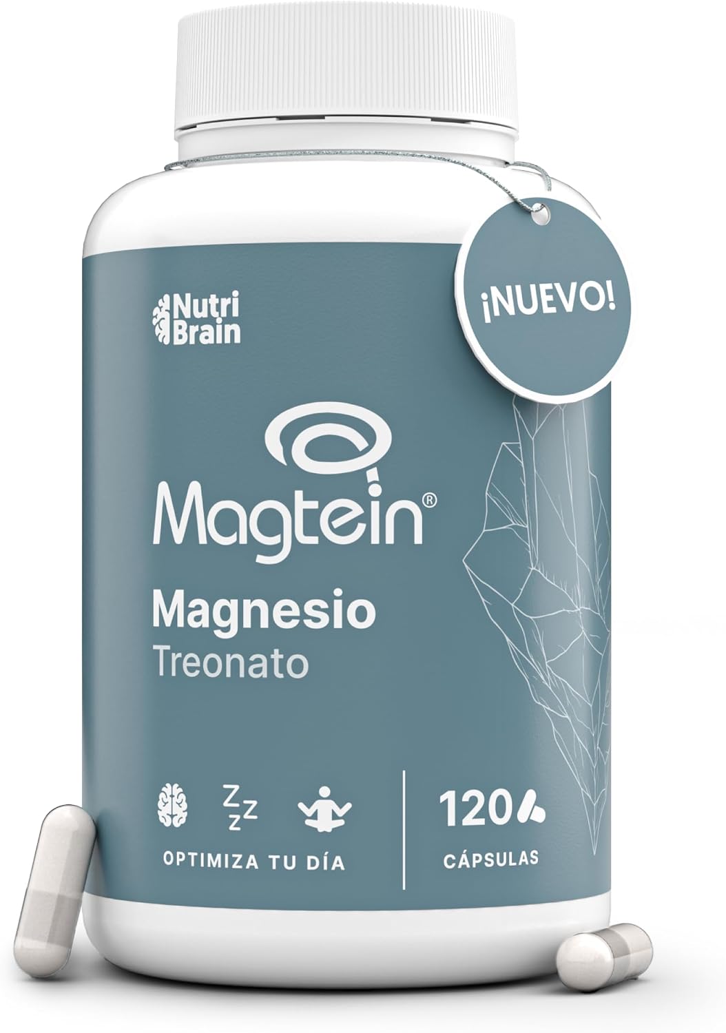 Magnesio L-Treonato 2000mg | Memoria y Sueño Profundo | NutriBrain